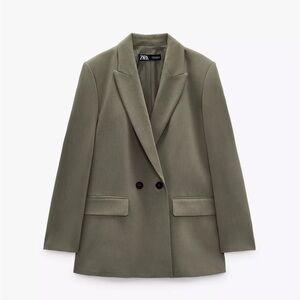 Zara Women's Khaki Blazer